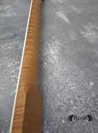 S type Roasted Flame Maple Satin Binding Neck Stainless Steel Jescar Frets