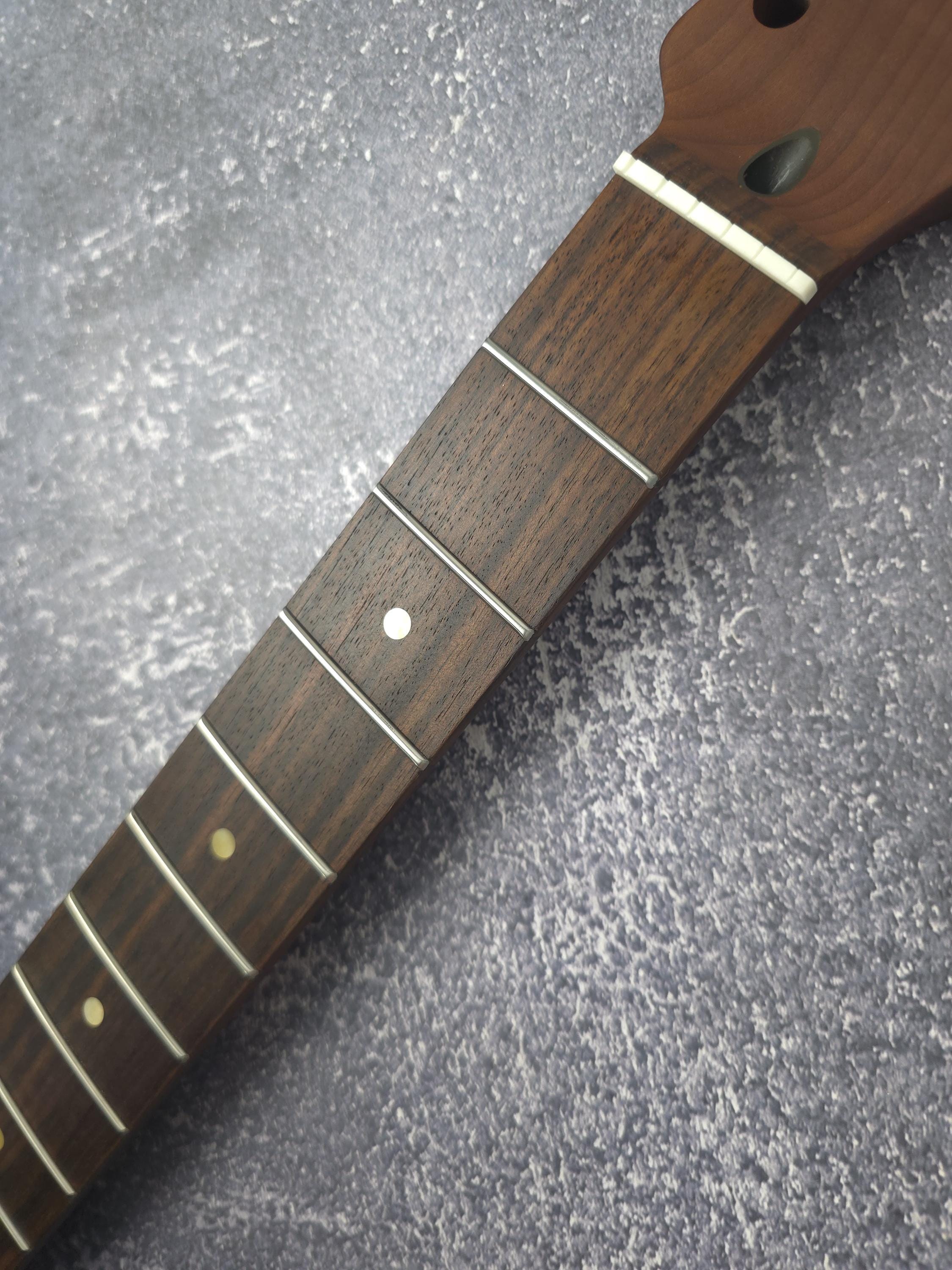 S Type Dark  Roasted Maple Neck, 22 Stainless Steel Frets, ST Satin Neck, Medium Jumbo Jescar, Special Electric Guitar Replacement Part