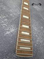 S type Roasted Flame Maple Satin Binding Neck Stainless Steel Jescar Frets