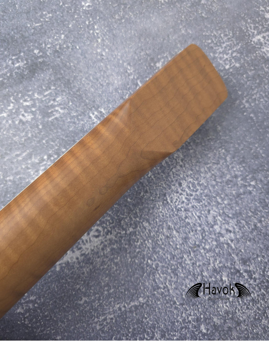 S type Roasted Flame Maple Satin Binding Neck Stainless Steel Jescar Frets