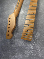 T Type Roasted Maple Neck Stainless Steel Frets, Satin Finish Medium Jumbo 22 Jescar Frets, Guitar Building, Guitar DIY Kit, Vintage Style