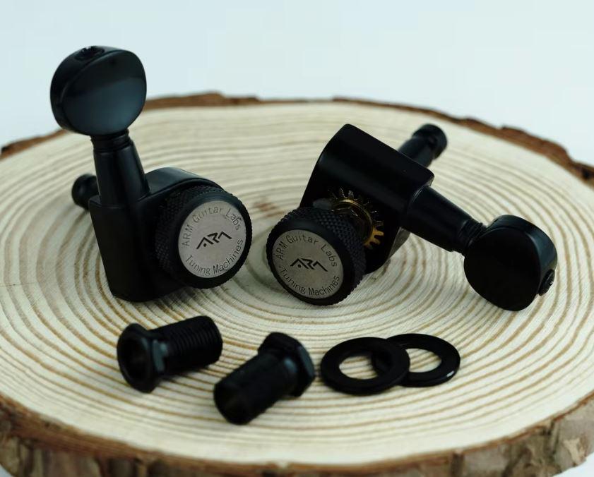 Black Locking Tuners: Electric Guitar Parts, 1∶18 Ratio