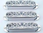 Single coil Shield, Silver, Guitar Pickup Covers for ST Guitar, High End Accessory and Replacement, Guitar Build Kit, Guitar Gadget