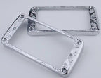 Havok Metal Silver Pickup Rings LP Type Guitar, High End Accessory and Replacement, Guitar Build Kit DIY, Guitar Gadget