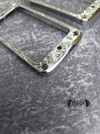 Havok Metal Silver Pickup Rings LP Type Guitar, High End Accessory and Replacement, Guitar Build Kit DIY, Guitar Gadget