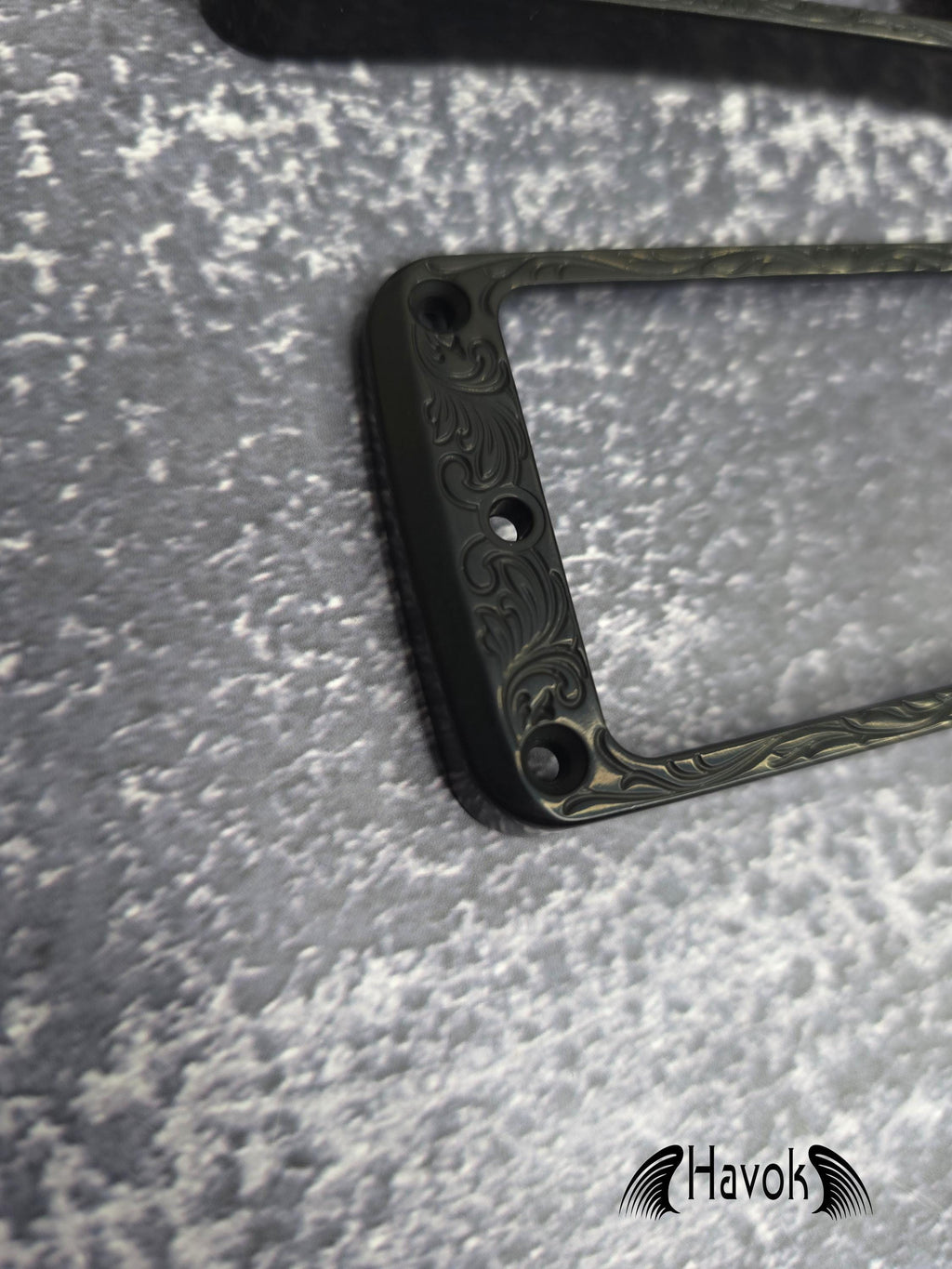 Havok Metal Black Pickup Rings LP Type Guitar, High End Accessory and Replacement, Guitar Build Kit DIY, Guitar Gadget