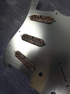 Single coil Shield, Brass, Guitar Pickup Covers for ST Guitar, High End Accessory and Replacement, Guitar Build Kit, Guitar Gadget