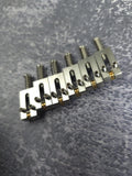 Stainless Steel Roller Saddle Electric Guitar Tremolo Hard tail Bridge Saddles For ST TL Style Guitar 10.5