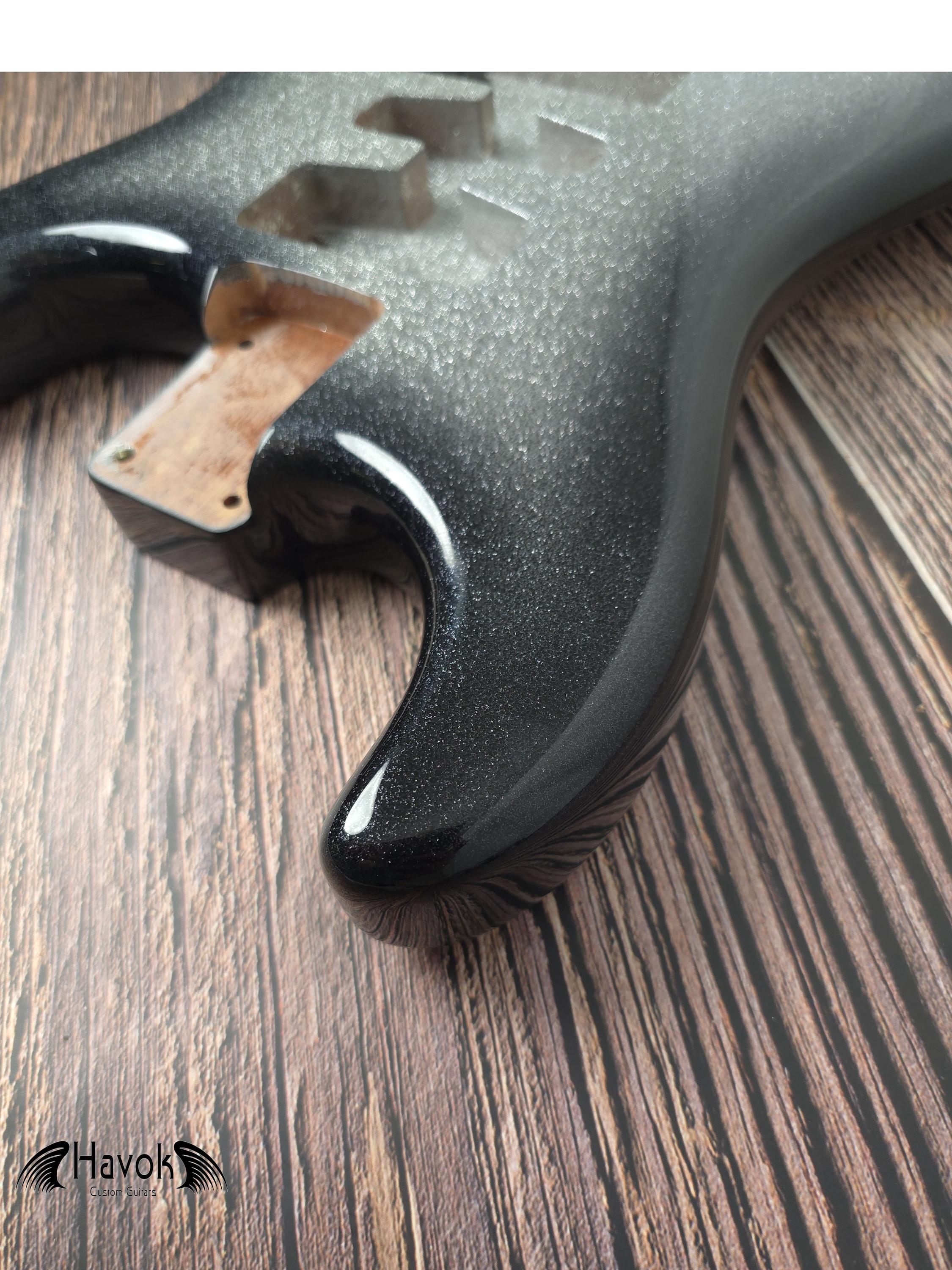 Diamond Burs 2PC ,Mahogany ST S-Style Body High Gloss, Hard Tail, Vintage Part Replacement Gadget, High End Custom S Type Body,