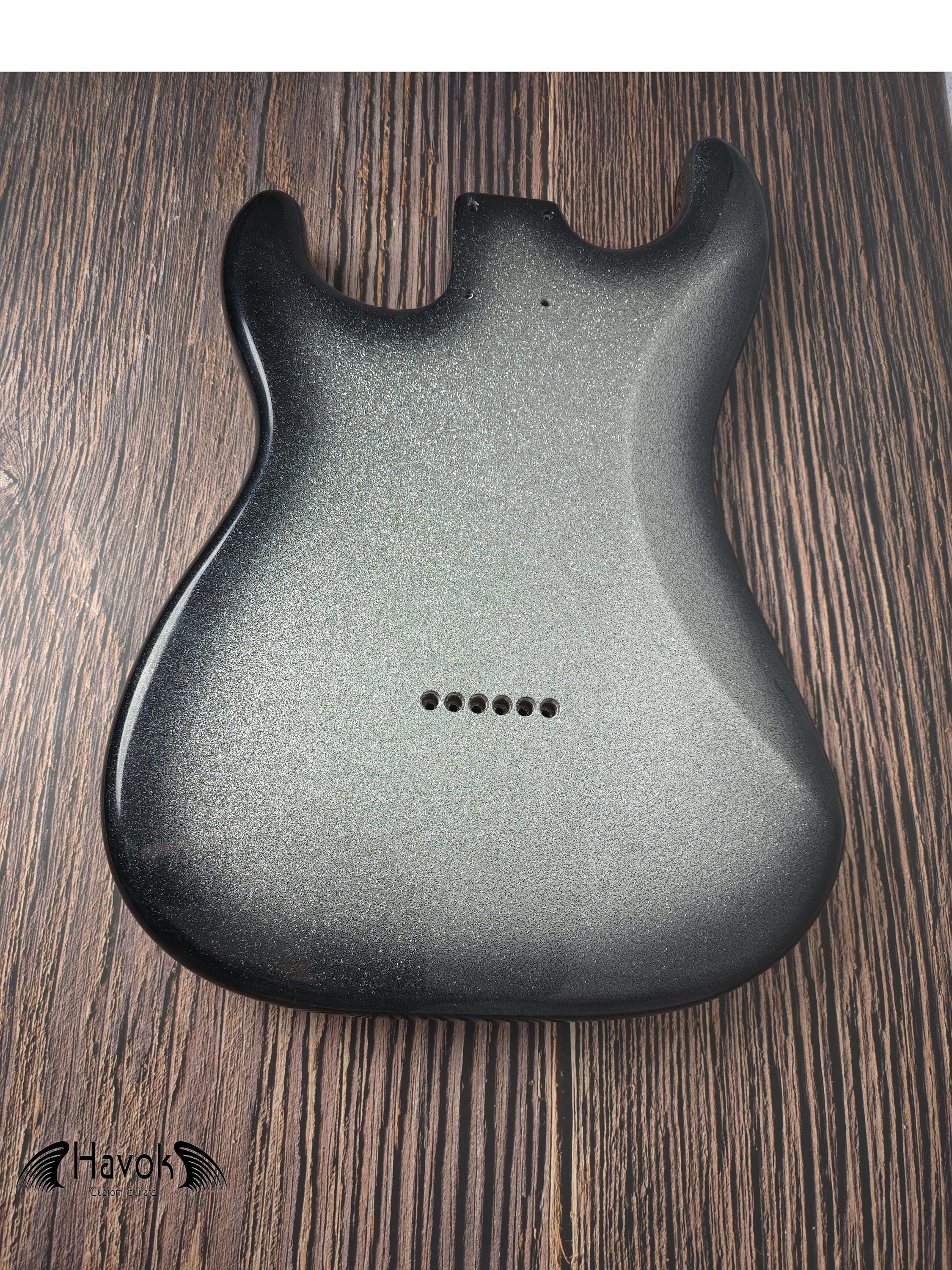 Diamond Burs 2PC ,Mahogany ST S-Style Body High Gloss, Hard Tail, Vintage Part Replacement Gadget, High End Custom S Type Body,