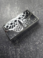 Butterfly Silver Humbucker Shield, Guitar Pickup Covers Gear Pattern for LP, High End Accessory and Replacement