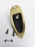 Boat Guitar Jack Aged Colors Relic Plate 6.35mm For ST guitar With Screws