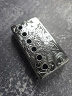 Skull Moth Gold Humbucker Shield, Guitar Pickup Covers Gear Pattern for LP, High End Accessory and Replacement