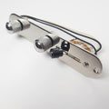 Wired Control Plate Chrome 250 k Full Size Pots 3 Way Wired Prewired Harness Switch Knobs for TL Tele Telecaster