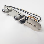 Wired Control Plate Chrome 250 k Full Size Pots 3 Way Wired Prewired Harness Switch Knobs for TL Tele Telecaster