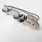 Wired Control Plate Chrome 250 k Full Size Pots 3 Way Wired Prewired Harness Switch Knobs for TL Tele Telecaster