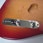 Wired Control Plate Chrome 250 k Full Size Pots 3 Way Wired Prewired Harness Switch Knobs for TL Tele Telecaster