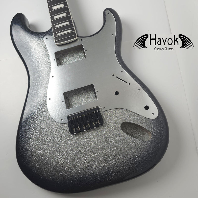 Guitar Kit , Diamond Burst Body Mahogany St Wenge Neck , Hight Quality Electric Guitar Kit, Neck, Build Your Own DIY
