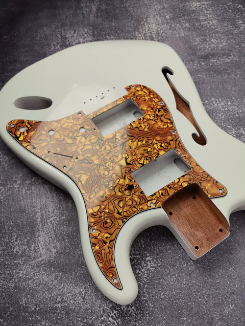 80' Style HH Pickup Config Pickguard, Scratch plate, 4Ply, ST Guitar