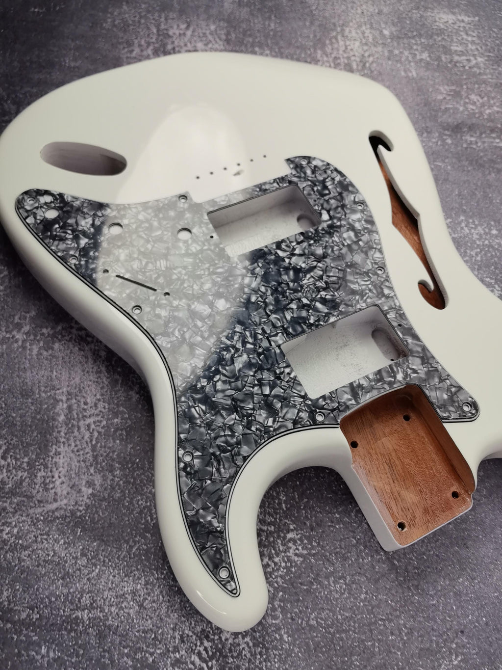 80' Style HH Pickup Config Pickguard, Scratch plate, 4Ply, ST Guitar