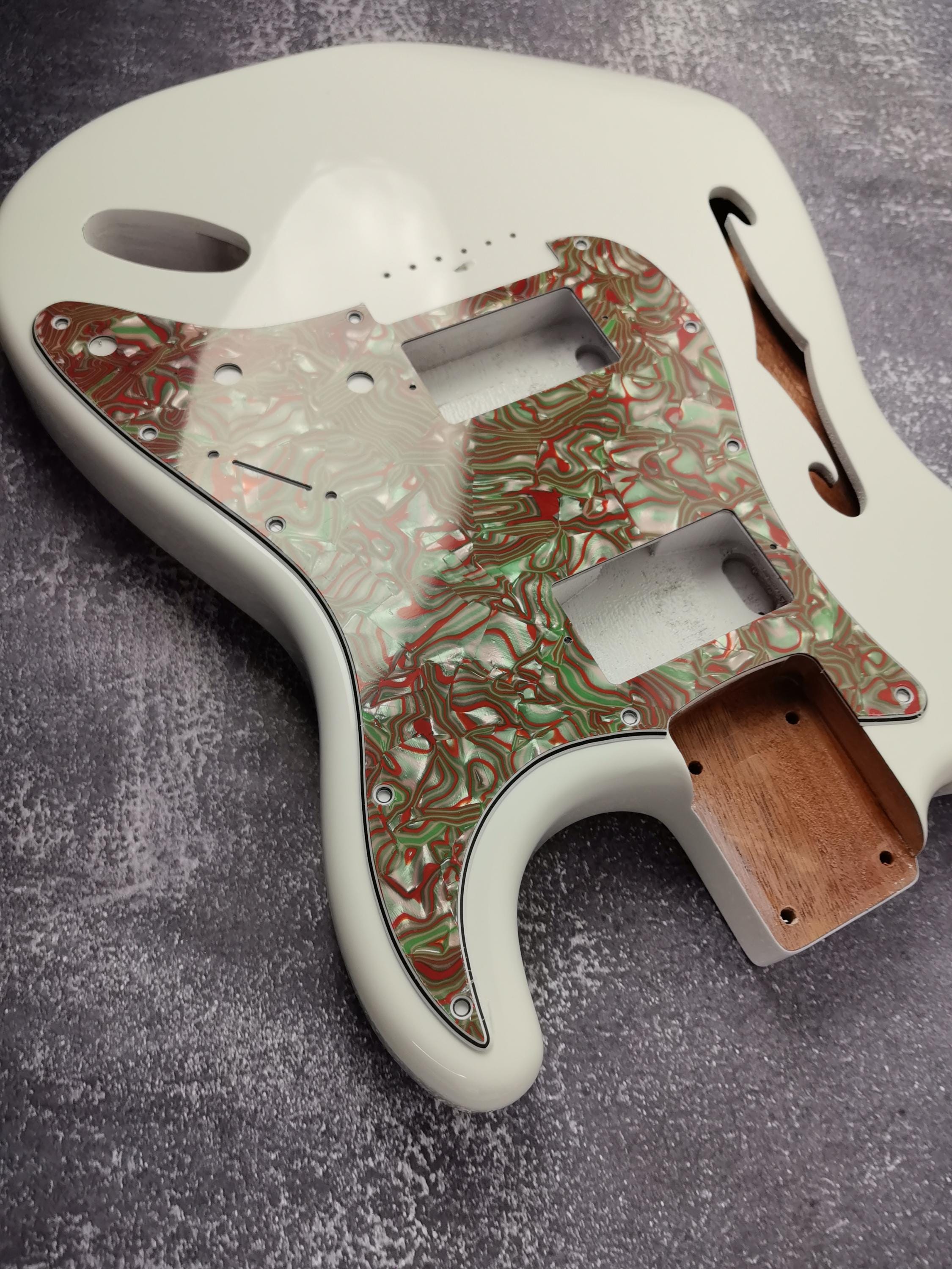 80' Style HH Pickup Config  Pickguard, Scratch plate, 4Ply, ST Guitar