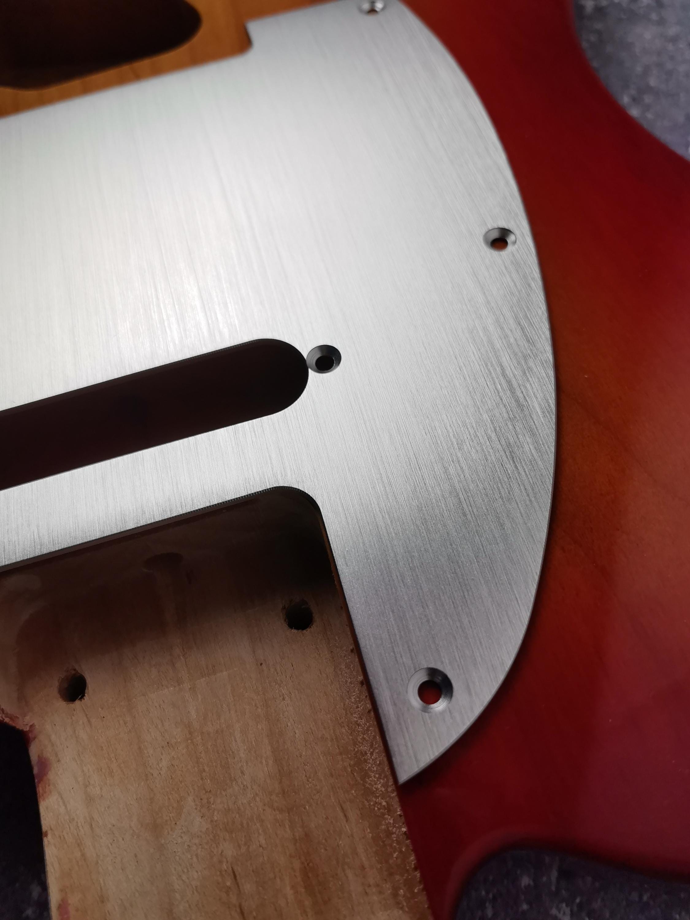Guitar guard Silver Anodized Modern Style Tele Guitar Pickguard Scratch Plate Fits for tl type guitar