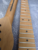 T Type Roasted Maple Neck Stainless Steel Frets, Satin Finish Medium Jumbo 22 Jescar Frets, Guitar Building, Guitar DIY Kit, Vintage Style
