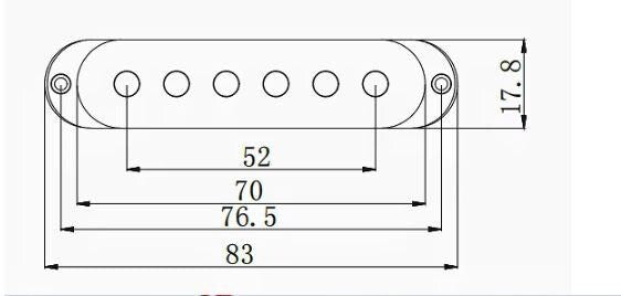 Single coil Shield, Brass, Guitar Pickup Covers for ST Guitar, High End Accessory and Replacement, Guitar Build Kit, Guitar Gadget