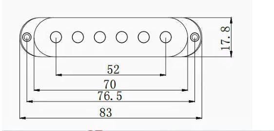 Single coil Shield, Silver, Guitar Pickup Covers for ST Guitar, High End Accessory and Replacement, Guitar Build Kit, Guitar Gadget