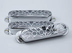 Single coil Shield, Silver, Guitar Pickup Covers for ST Guitar, High End Accessory and Replacement, Guitar Build Kit, Guitar Gadget