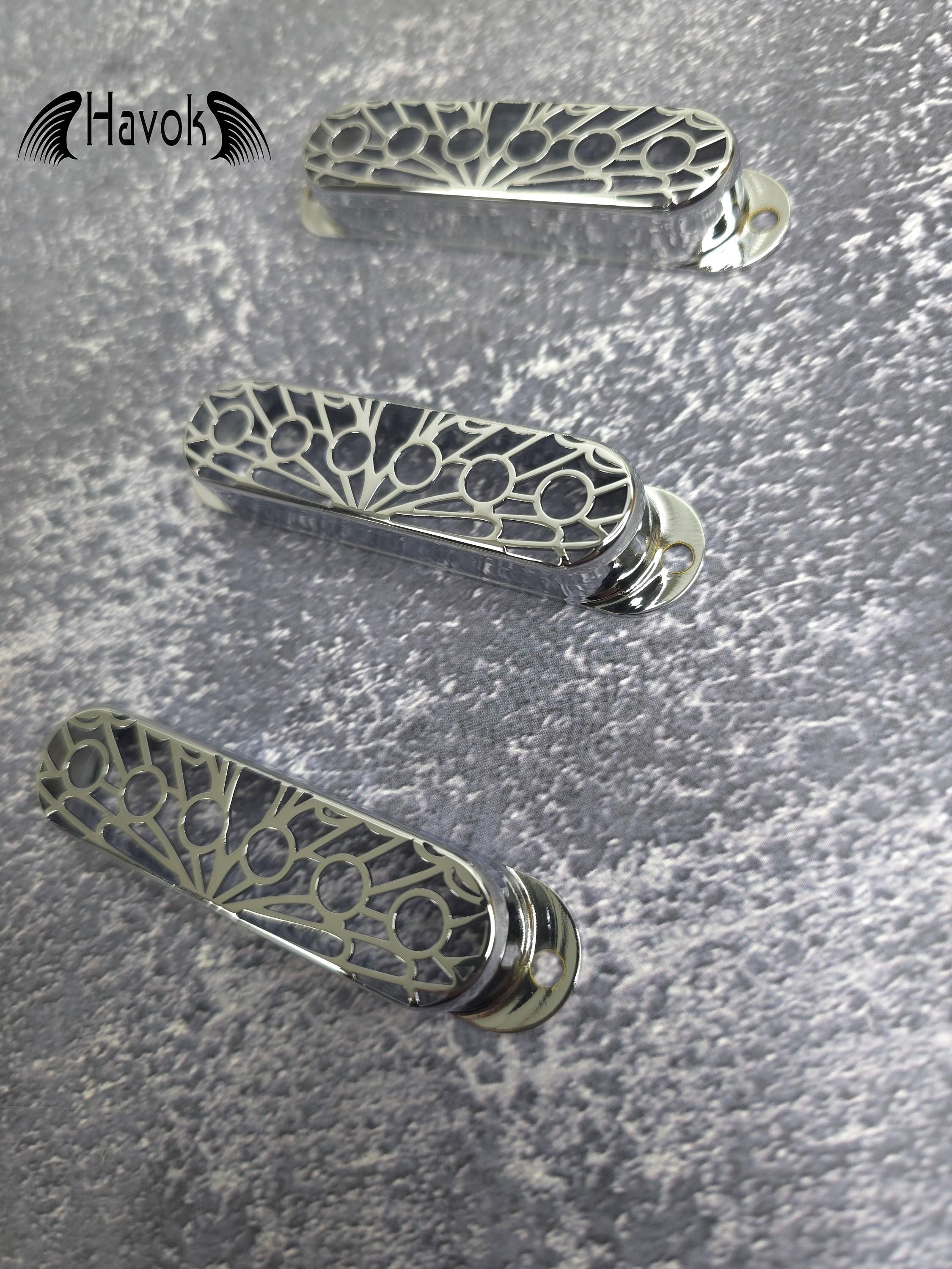 Single coil Shield, Silver, Guitar Pickup Covers for ST Guitar, High End Accessory and Replacement, Guitar Build Kit, Guitar Gadget