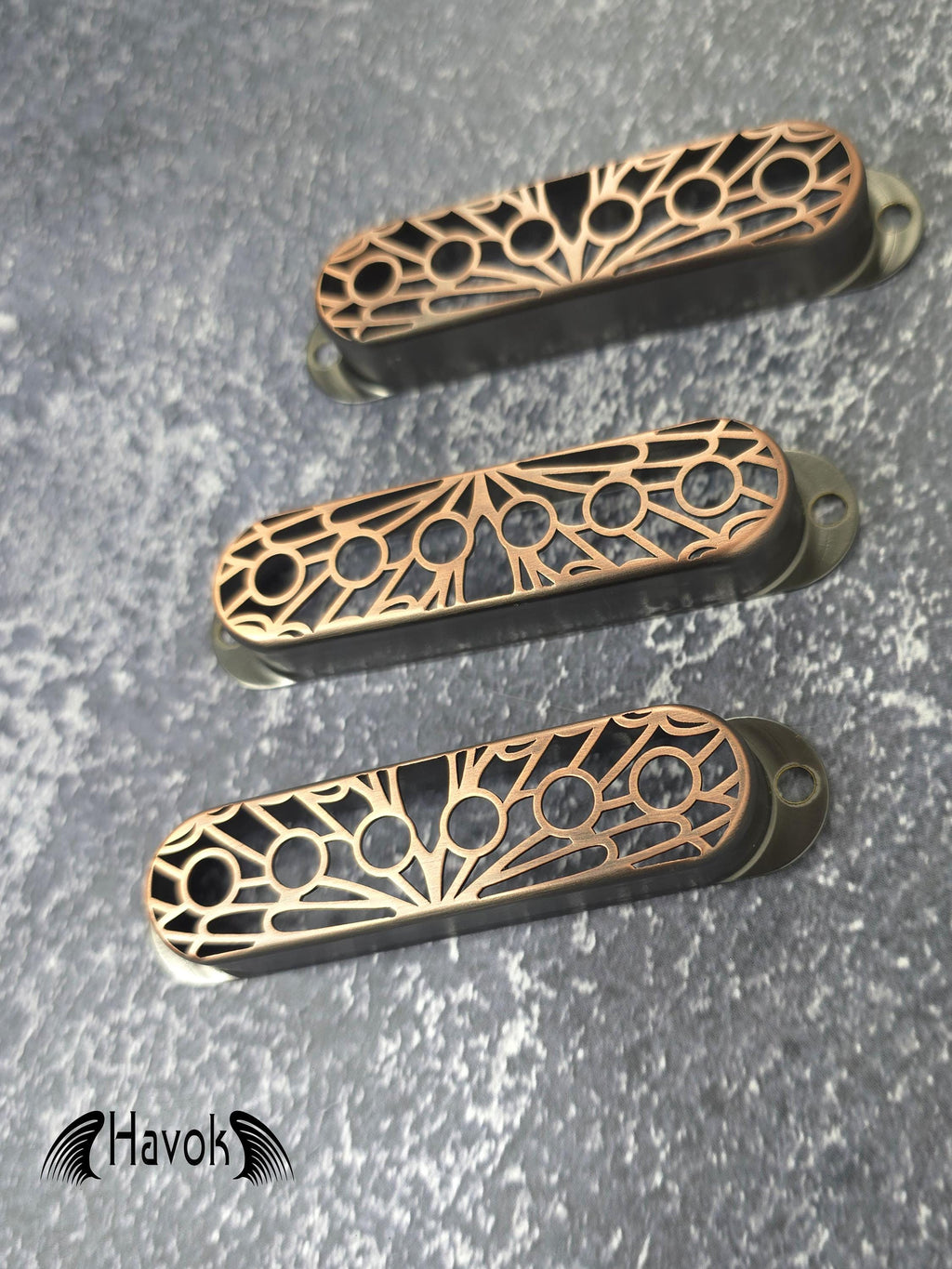 Silver Humbucker Cover, Cupronickel ST Guitar Pickup, 52mm Pole Spacing