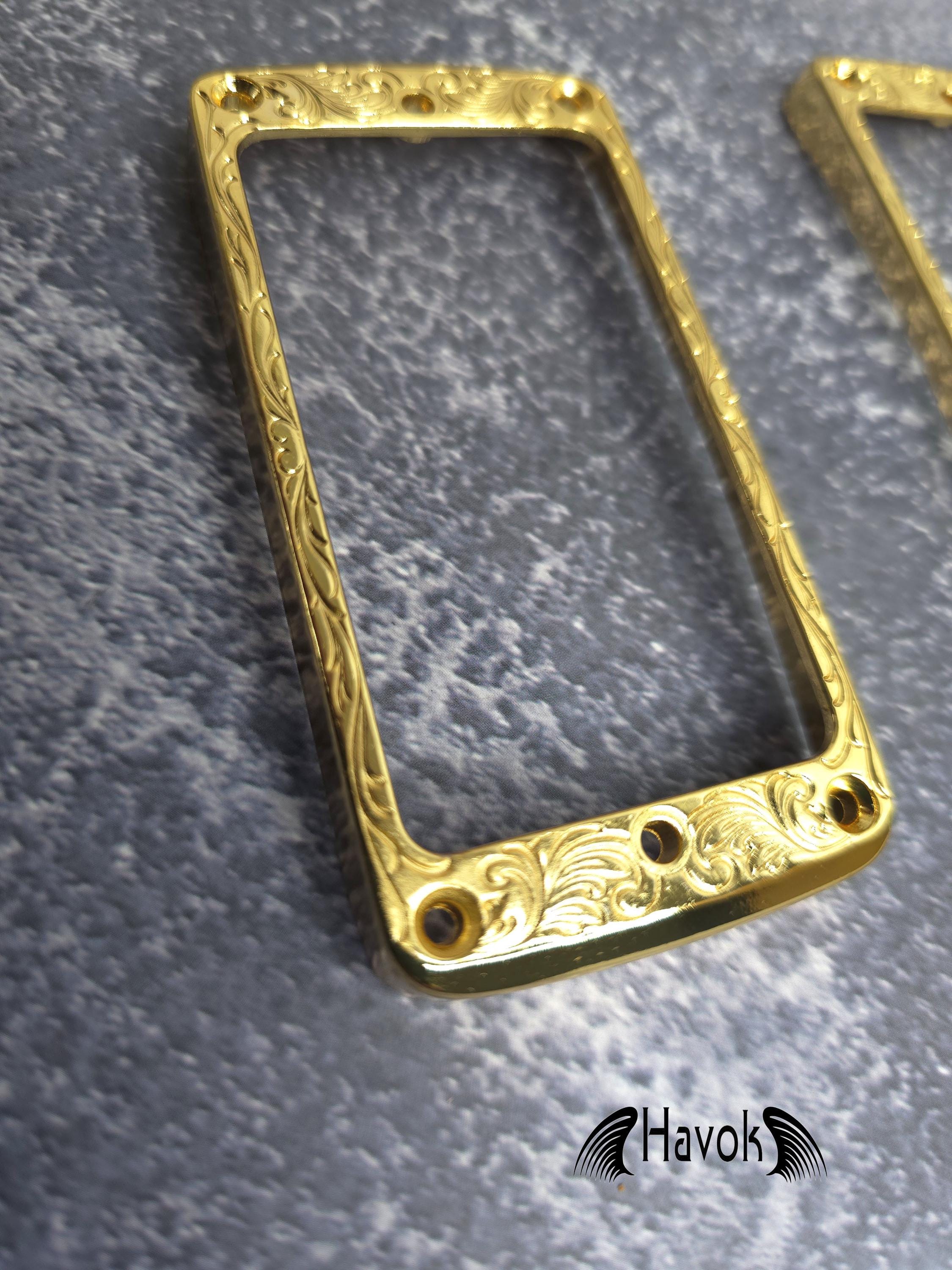 Havok Metal Golden Pickup Rings LP Type Guitar, High End Accessory and Replacement, Guitar Build Kit DIY, Guitar Gadget