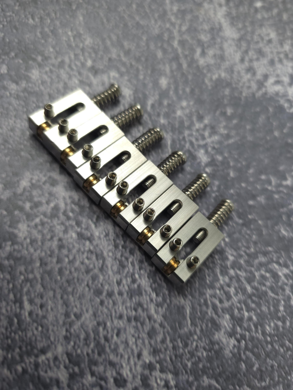 Stainless Steel Roller Saddle Electric Guitar Tremolo Hard tail Bridge Saddles For ST TL Style Guitar 10.5