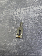 Stainless Steel Roller Saddle Electric Guitar Tremolo Hard tail Bridge Saddles For ST TL Style Guitar 10.5
