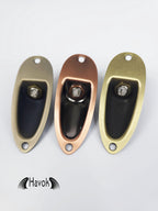 Boat Guitar Jack Aged Colors Relic Plate 6.35mm For ST guitar With Screws