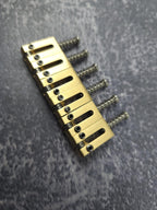Brass Roller Saddle Electric Guitar Tremolo Hard tail Bridge Saddles For ST TL Style Guitar 10.5
