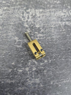 Brass Roller Saddle Electric Guitar Tremolo Hard tail Bridge Saddles For ST TL Style Guitar 10.5