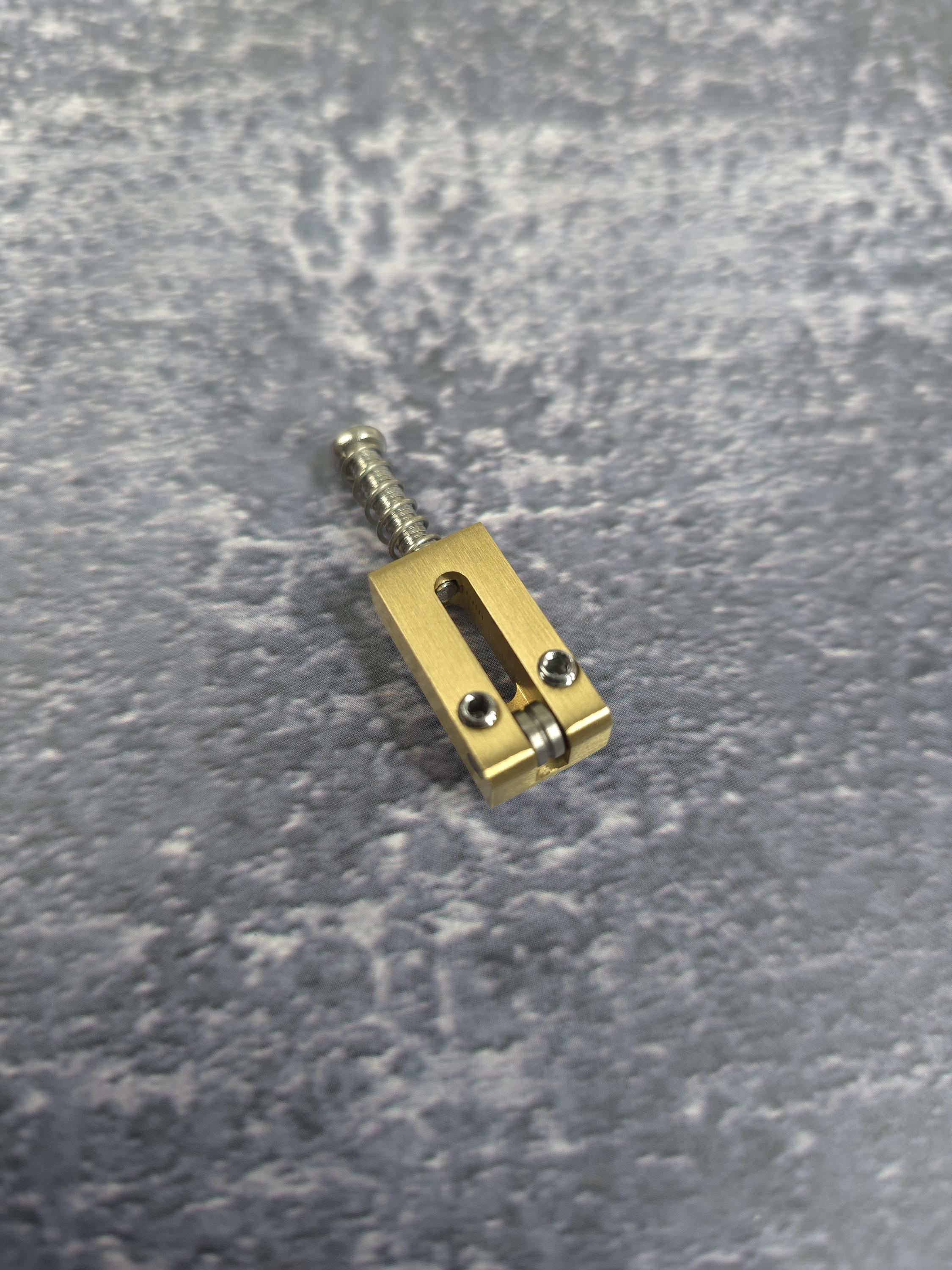 Brass Roller Saddle Electric Guitar Tremolo Hard tail Bridge Saddles For ST TL Style Guitar 10.5