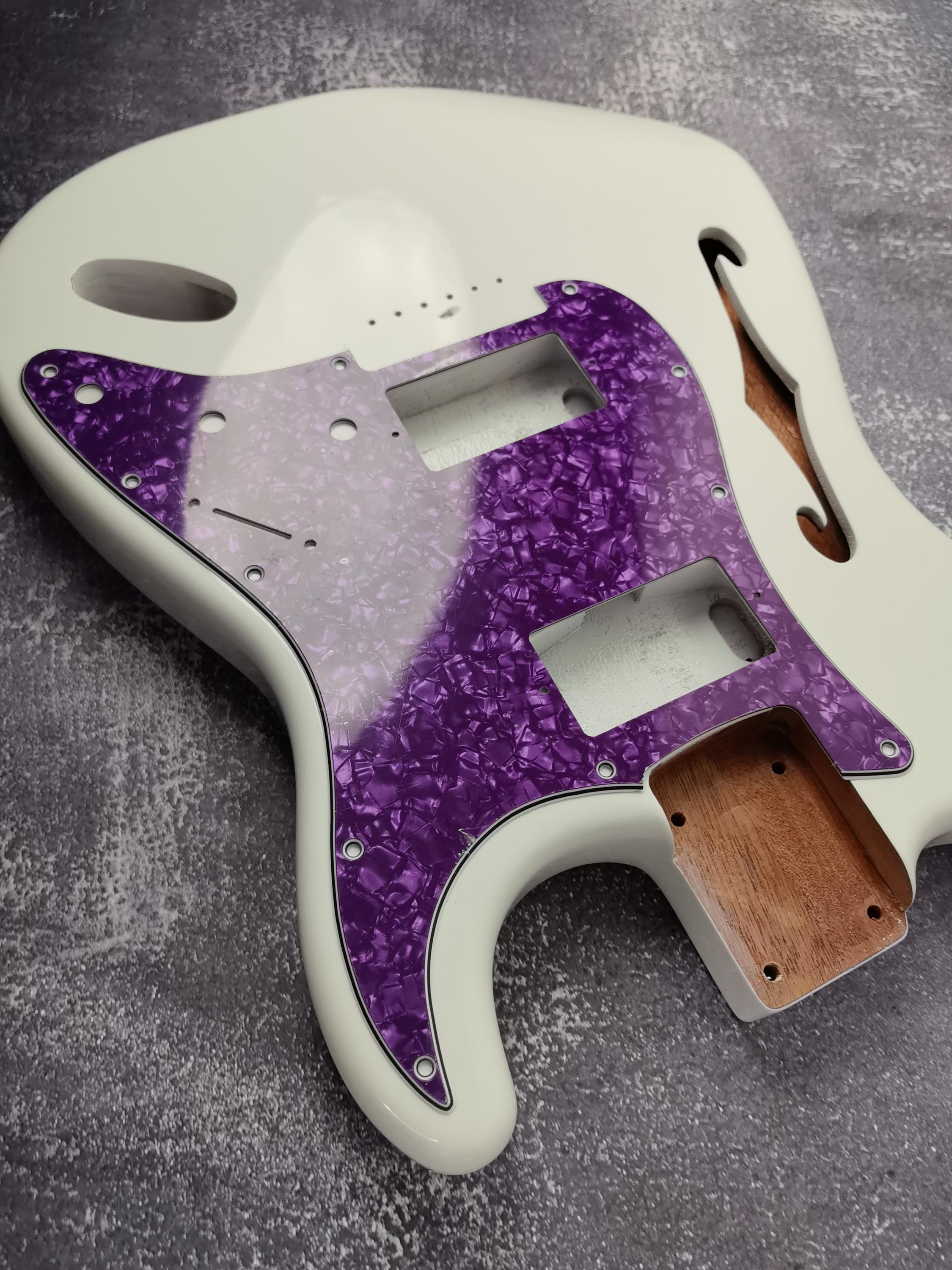 80' Style HH Pickup Config Pickguard, Scratch plate, 4Ply, ST Guitar