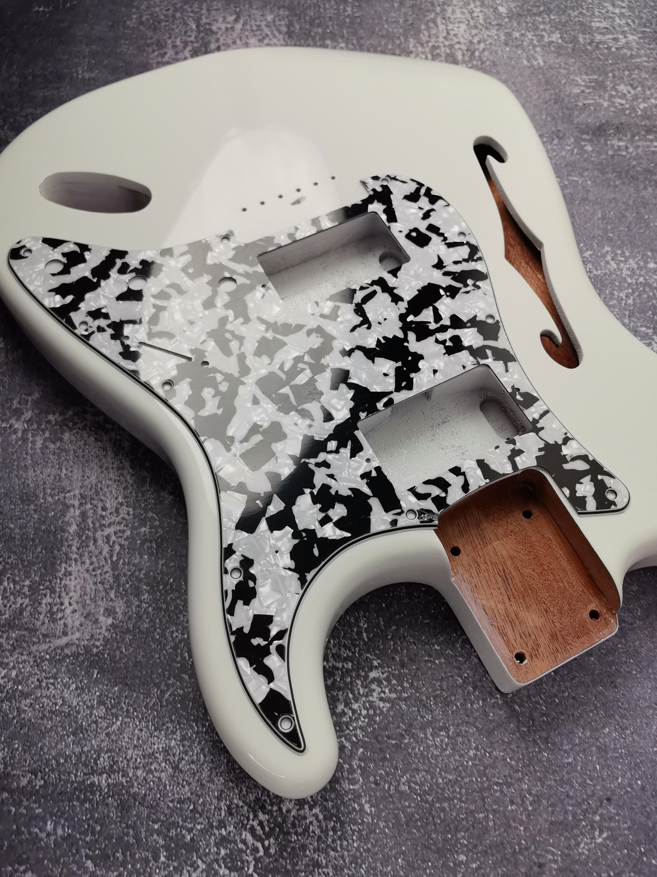 80' Style HH Pickup Config Pickguard, Scratch plate, 4Ply, ST Guitar