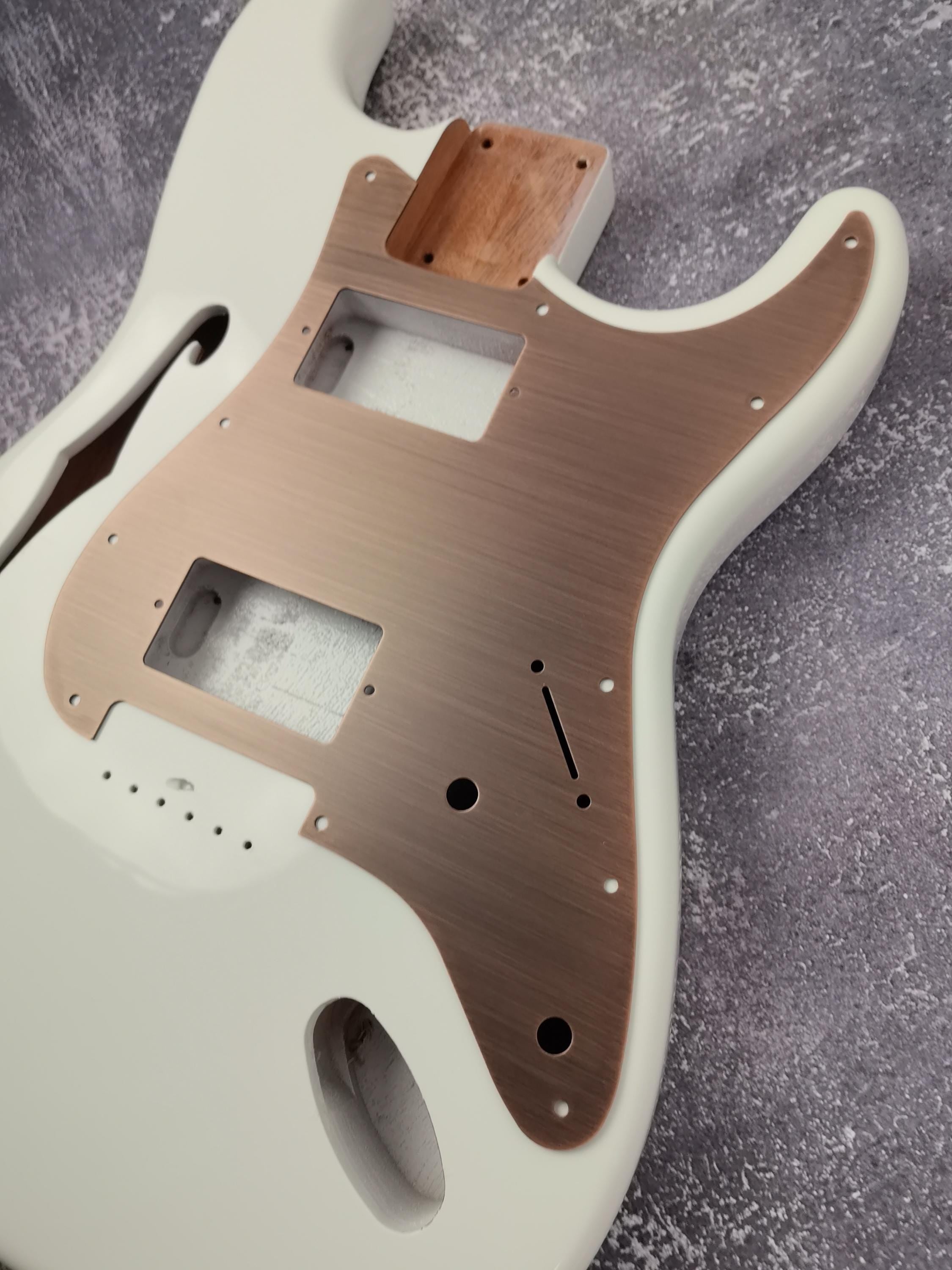 Guitar guard 11-Holes Copper Anodized Modern Style Strat HH Guitar Pickguard Scratch Plate Fits for S type guitar