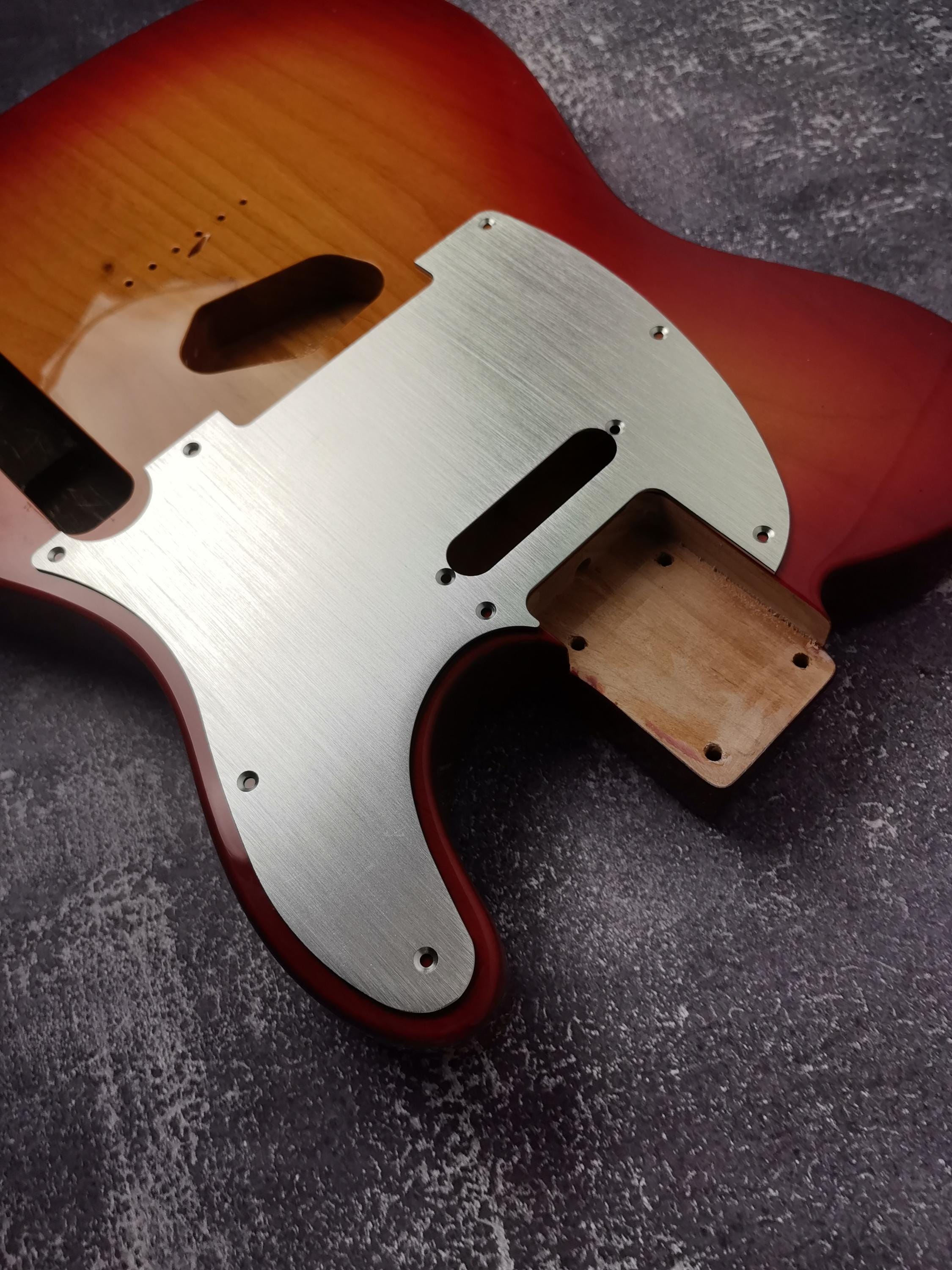 Guitar guard Silver Anodized Modern Style Tele Guitar Pickguard Scratch Plate Fits for tl type guitar