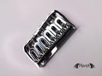 Low Profile Silver Hard Tail Bridge Stainless Steel Plate And Saddles, 6 String Electric Guitar, Vintage Guitar Building Kit