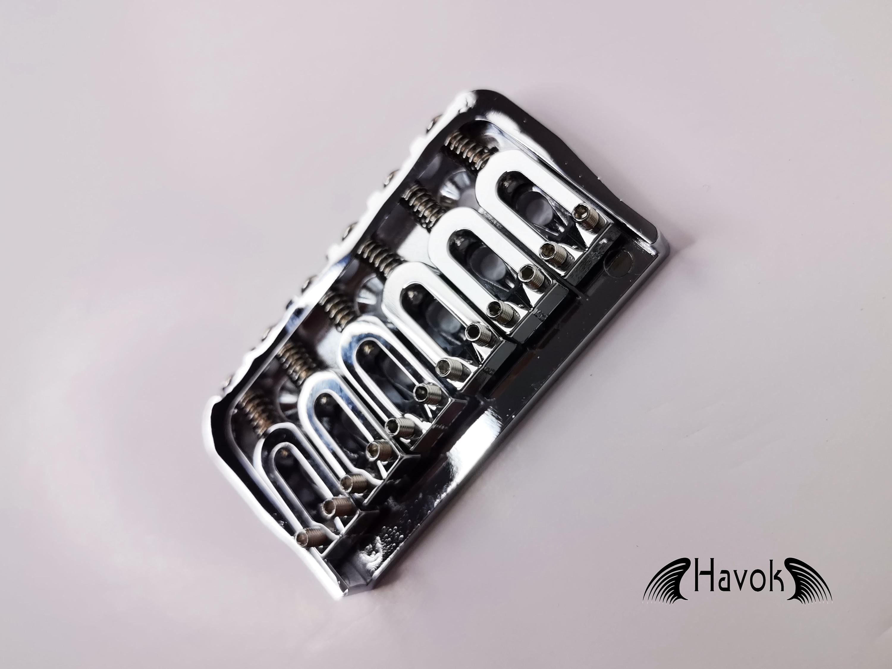 Low Profile Silver Hard Tail Bridge Stainless Steel Plate And Saddles, 6 String Electric Guitar, Vintage Guitar Building Kit