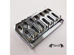 Low Profile Silver Hard Tail Bridge Stainless Steel Plate And Saddles, 6 String Electric Guitar, Vintage Guitar Building Kit