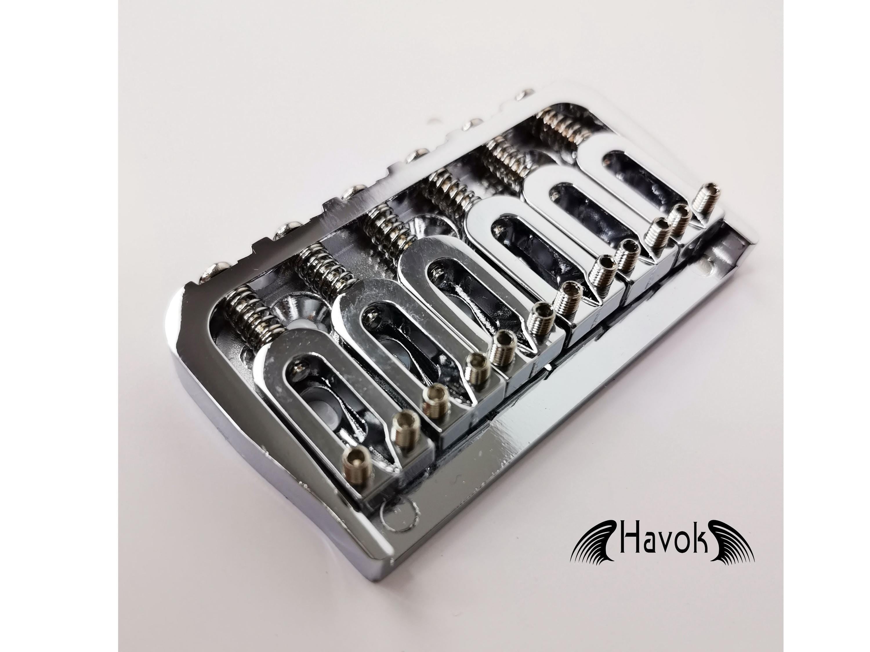 Low Profile Silver Hard Tail Bridge Stainless Steel Plate And Saddles, 6 String Electric Guitar, Vintage Guitar Building Kit