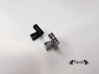 High Quality Black Roller String Retainer Trees Silver Black Guitar Accessories