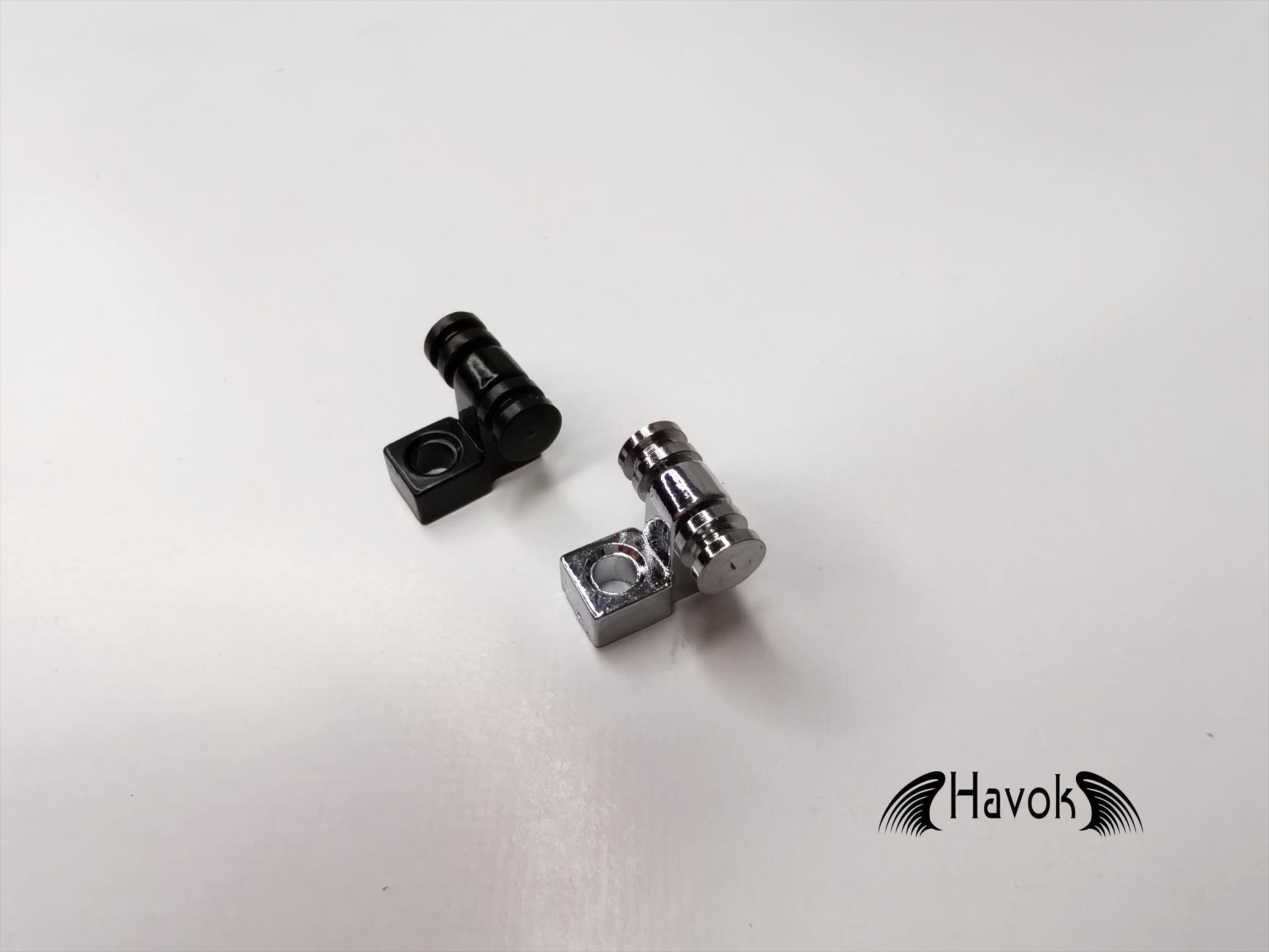 High Quality Black Roller String Retainer Trees Silver Black Guitar Accessories