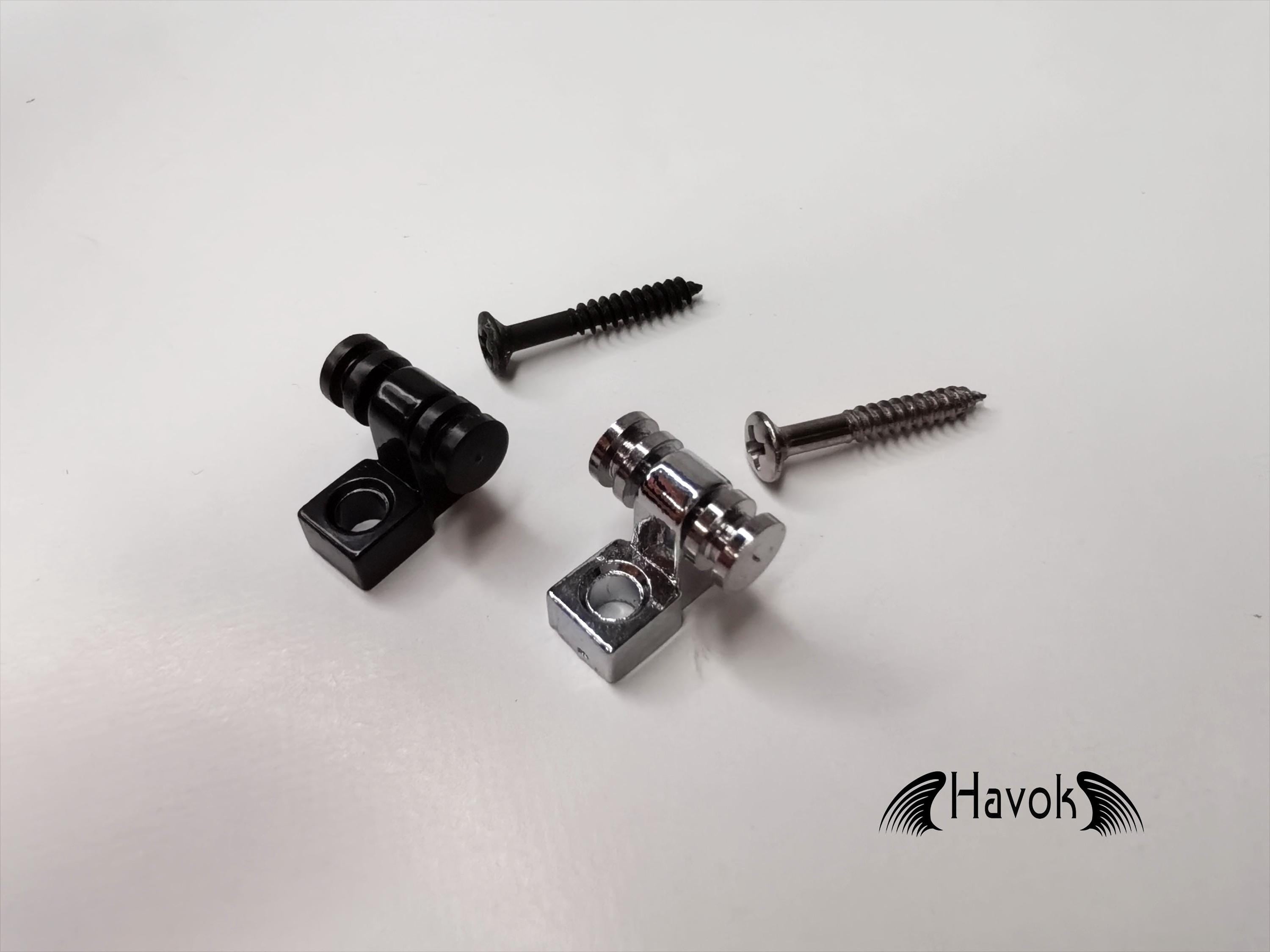 High Quality Black Roller String Retainer Trees Silver Black Guitar Accessories